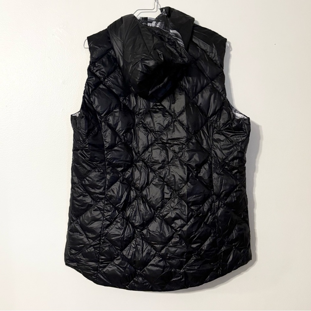 Gerrys Winter Reversible Packable Black White Puf… - image 4